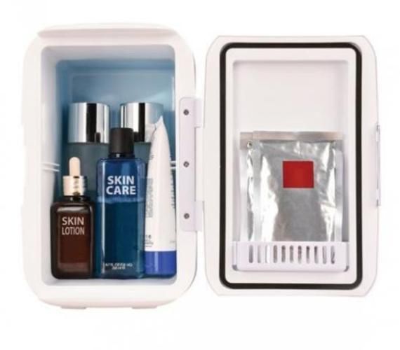 Mini refrigerador skincare + Antifaz de gel