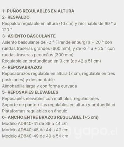 Silla de Ruedas Neurólogica