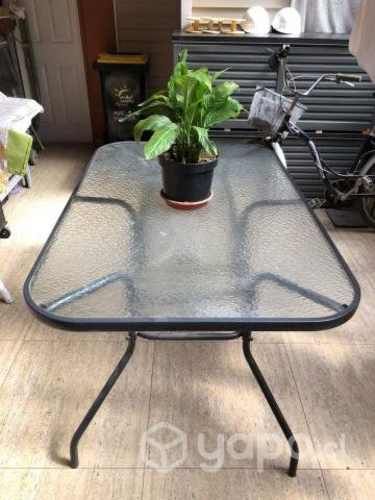 Mesa Terraza de vidrio templado