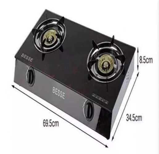 Cocinilla 2 plato vidrio templado