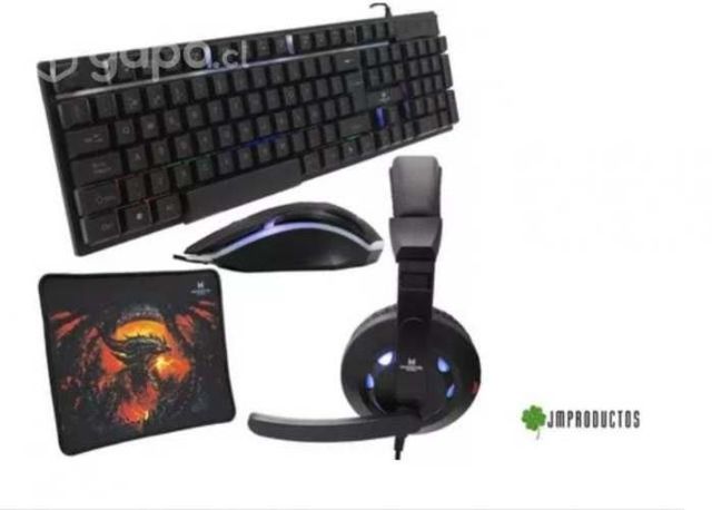 Kit Gamer Crew Monster 4 En 1 Envio Gratis