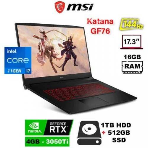 Notebook Gamer MSI Katana GF76 11UD, 17,3 Pulgadas