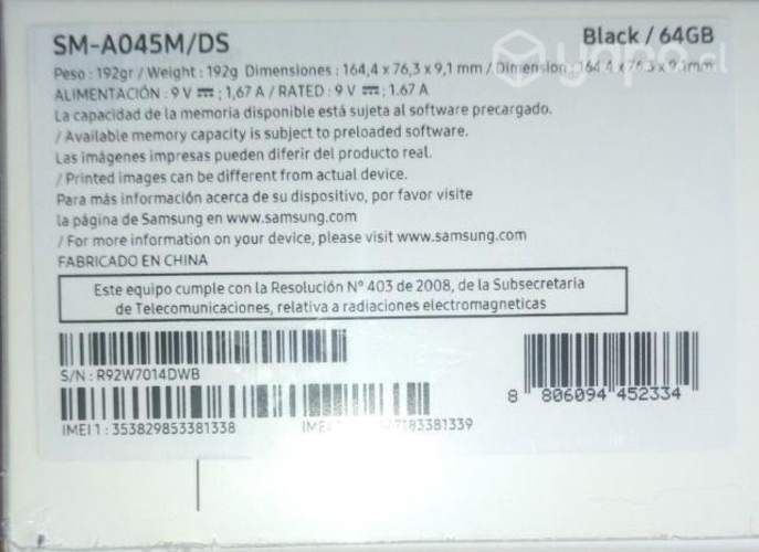 Celular Samsung Galaxy A04