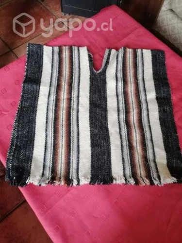 Poncho de lana niño (+ cinto de lana)