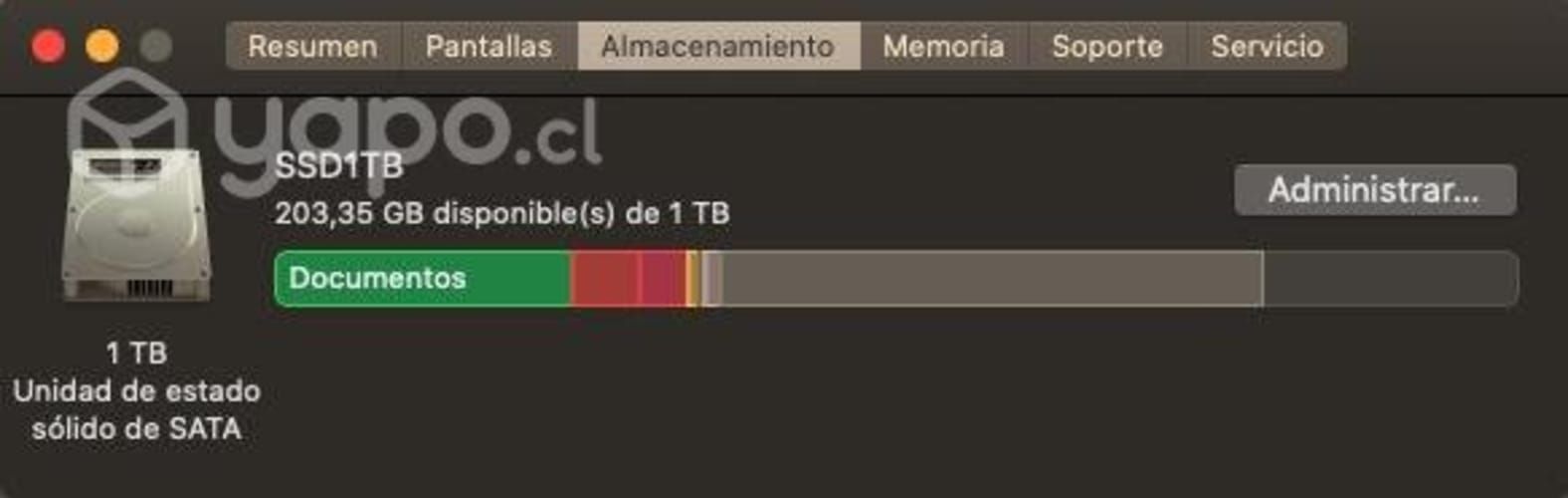 Macbook Pro 2012, 1TB ssd, 16GB RAM