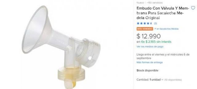 Extractor Saca Leche Medela