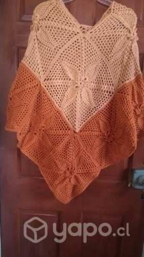 Poncho a crochet