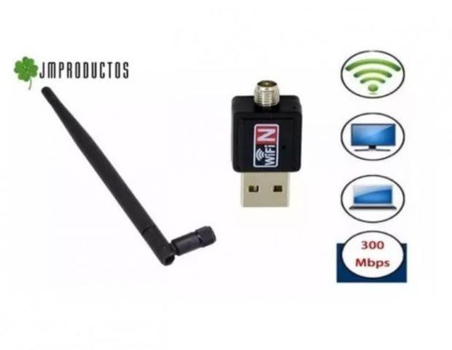 Antena Wifi Lan Mini Usb 300mbps 2.0 Wireless Pc N