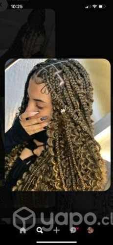 Peinados para ocasión Trenza africana