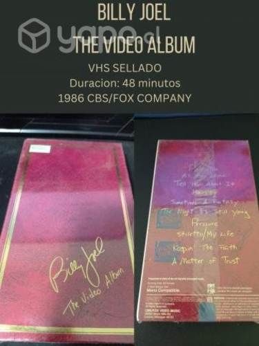 VHS Billy Joel The Video Album Sellado