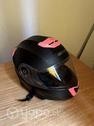 Casco de moto mujer
