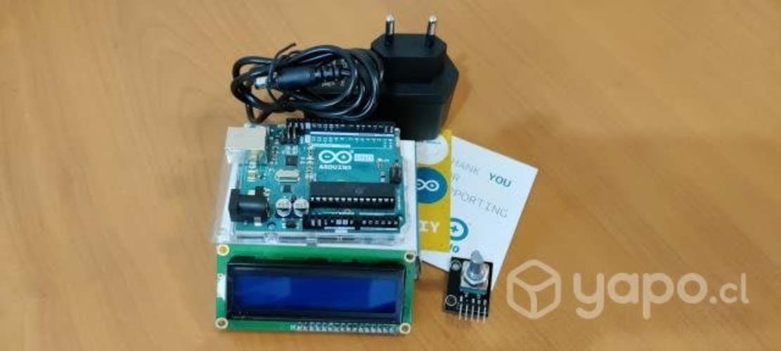 Arduino Uno Original, KY040, LCD I2C 16x2 y mas