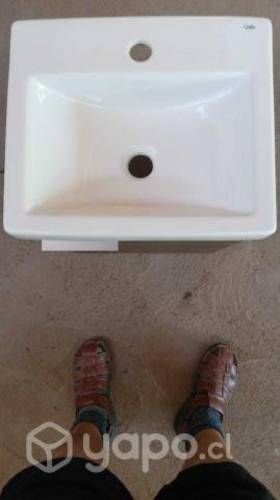 Mueble de Lavamanos Baño Colgante con Espejo NUEVO