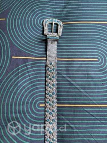 Bb Simon plateado perlas celeste