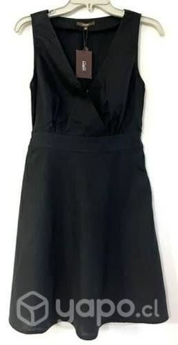 Vestido Marca Mor Talla 38 O Xs Color Negro
