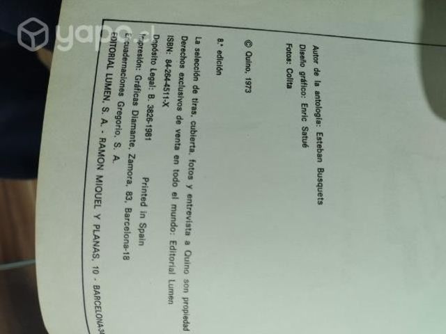 Libro 10 años con Mafalda en perfectas condiciones