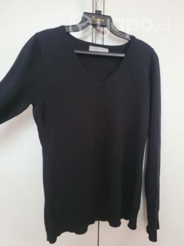 Chaleco delgado negro