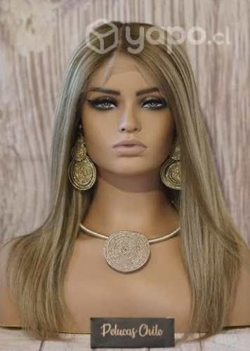 Peluca Natural Rubio platino Viso NA30T