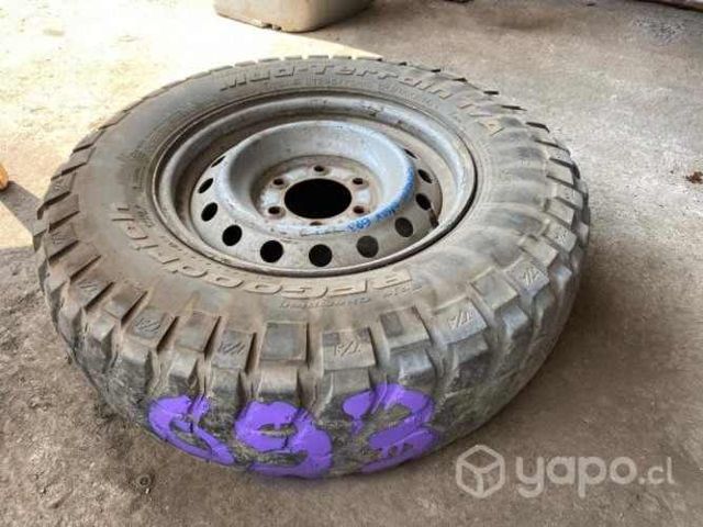 Llanta fierro c/neumatico malo (693) Chv Dmax 2013