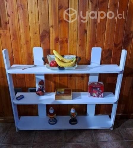 Estante blanco (90 cm de alto x 1 metro de largo)
