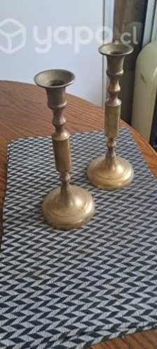 Candelabro de bronce