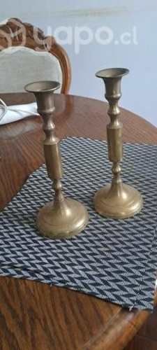 Candelabro de bronce