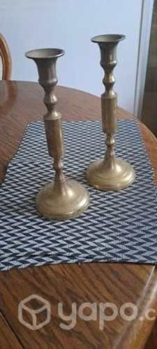 Candelabro de bronce