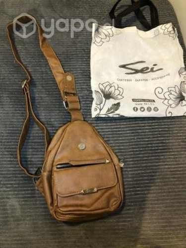 Cartera/bolso de cuero MARCA SEI