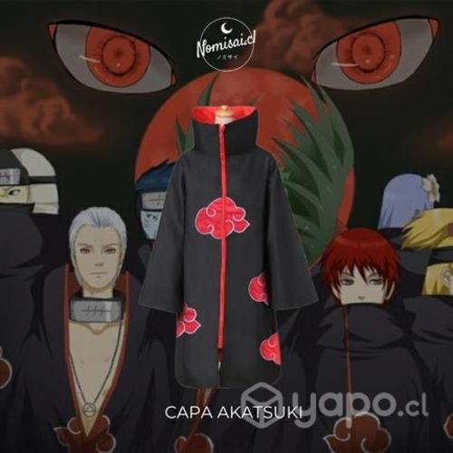 Capa cosplay Akatsuki Naruto