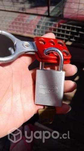 Candado american look acero