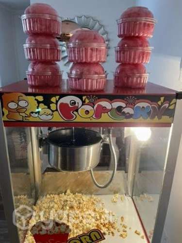 Arriendo máquina de cabritas y algodones de azúcar