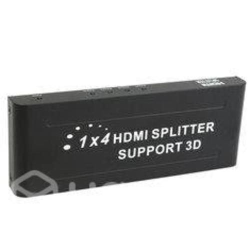 Splitter hdmi amplificado 4 salidas, soporta 3d