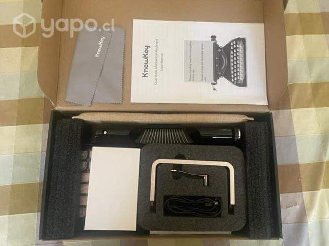 Teclado Rymek estilo máquina de escribir