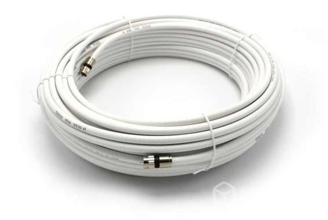 Cable coaxial 20 mtrs incluye 15 grampas nuevo¡¡
