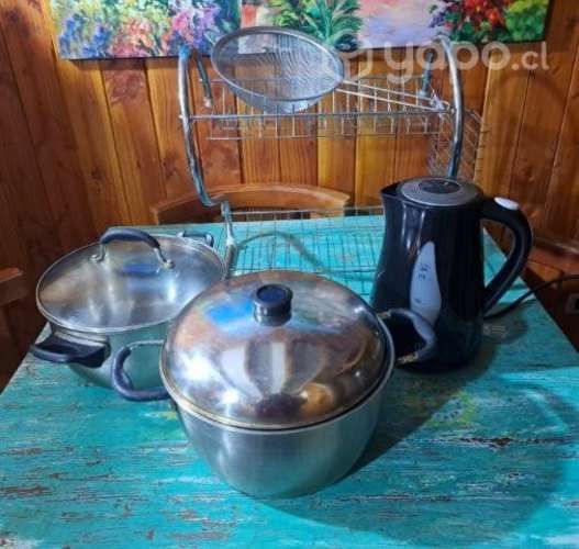 Dos ollas con tapas 18/10 acero inoxidable (3L apr