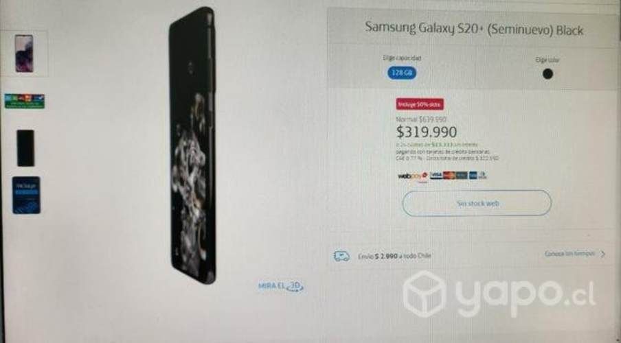 Celular Samsung s20+