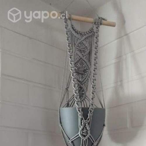 Colgate para macetero macramé