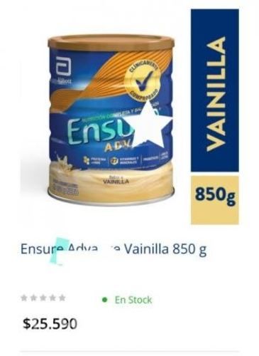 E n s u r e. Advace vainilla