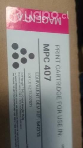 Toner Ricoh Mpc 407 magenta original de alta