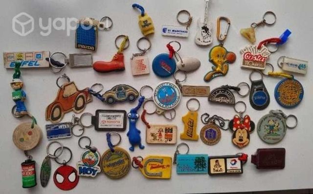40 llaveros antiguos coleccionables retros