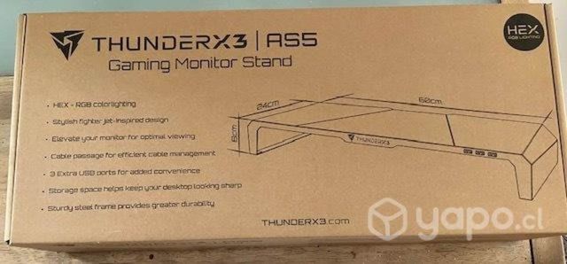 Base Gamer para Monitor ThunderX3 AS5HEX [NUEvO]