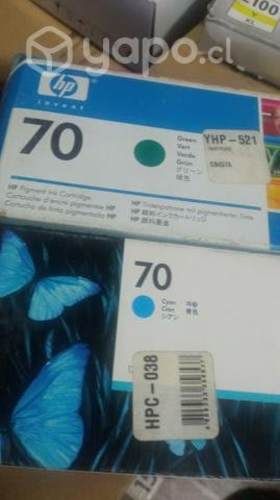 Tintas HP 70 colores originales de 130ml