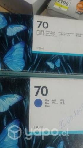 Tintas HP 70 colores originales de 130ml