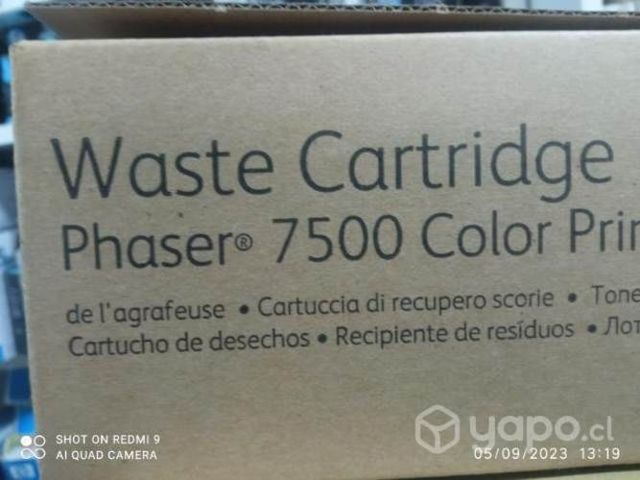 Toner de residuos phaser Xerox 7500 original