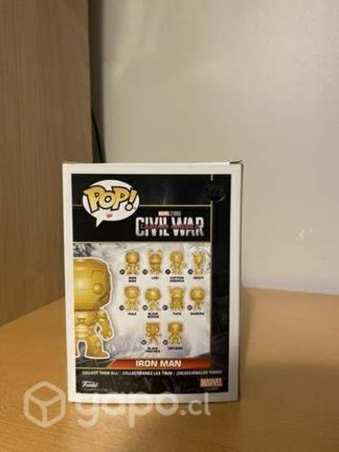Funko pop conmemorativo de iron man dorado