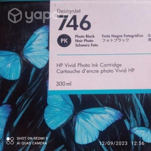 Tinta HP 746 photo black original de 300ml