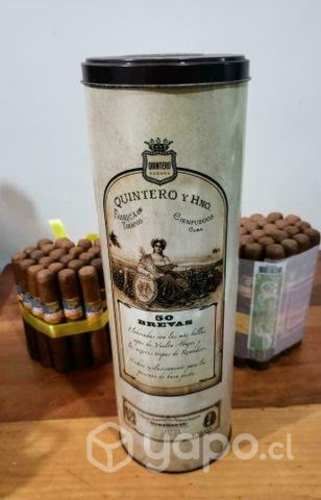 Contenedor para habanos metalico y cajas COHIBA