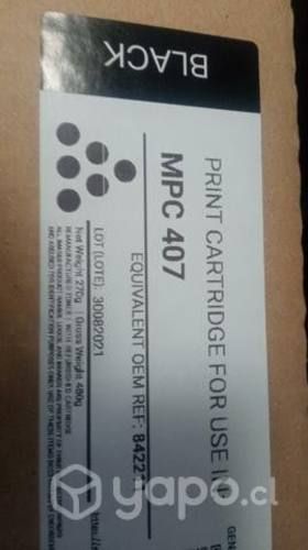 Toner Ricoh Mpc 407 black original de alta