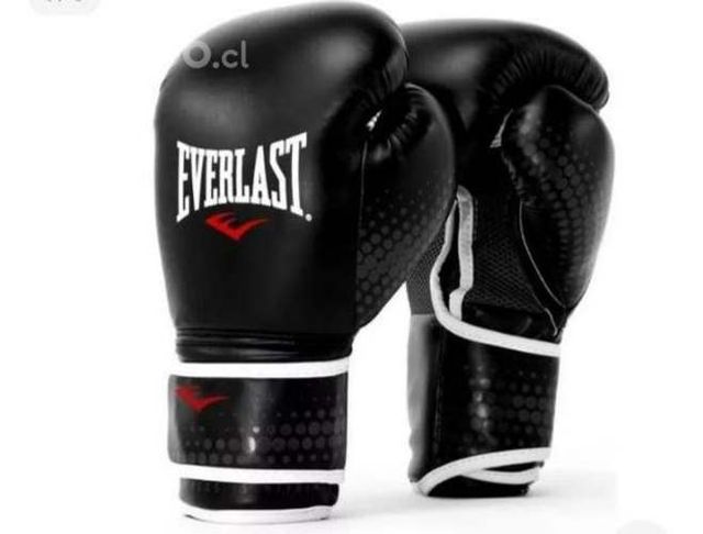 Guantes everlast negros 16 Oz nuevos