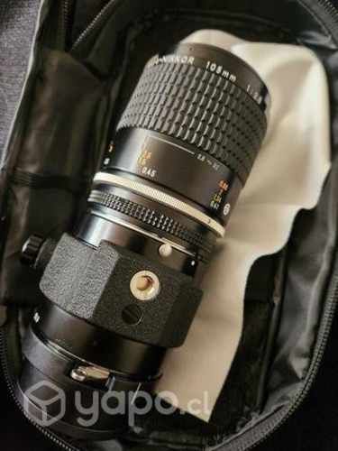 Lente Nikon 105mm f2.8 Manual + Tubo ExtensiónPN11
